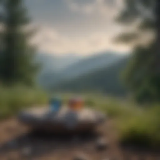 A serene landscape representing mental tranquility and balance.