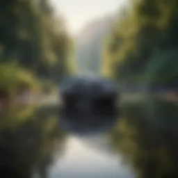 A serene landscape symbolizing self-reflection