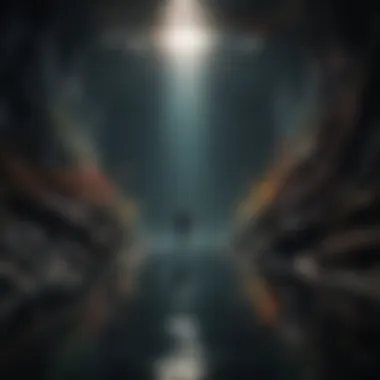 Journey Into the Depths Abstract artwork symbolizing inner exploration