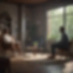 A serene setting for deep conversation