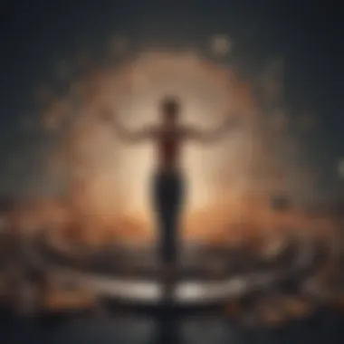 Symphony of Intrinsic Motivation Illustration representing the harmony between intrinsic motivation and well-being