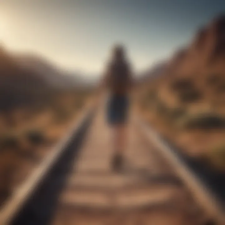Illustration symbolizing the journey towards self-determination