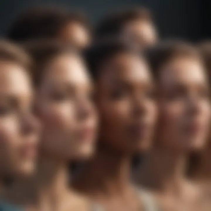 Diverse types of aspirations depicted visually