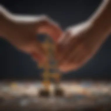 Unity in Diversity of Values Mosaic of diverse puzzle pieces forming a unity
