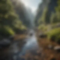 A serene landscape symbolizing emotional well-being