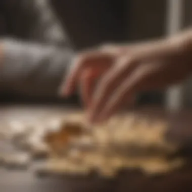 Visual metaphor of life's purpose as a puzzle being solved