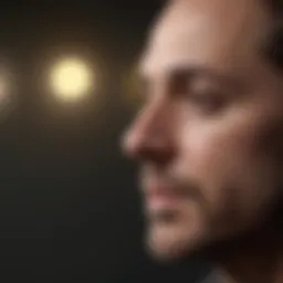 A thoughtful individual engaged in deep contemplation.