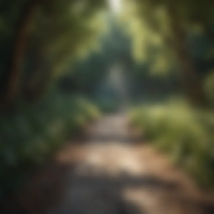 Pathway leading to personal growth and healing