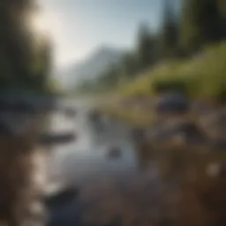 A serene landscape representing calmness and resilience.