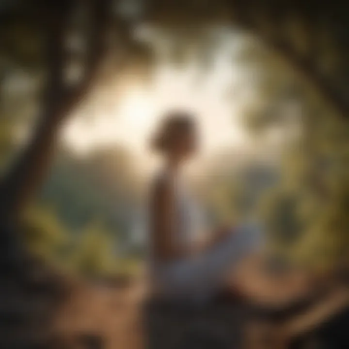 A serene landscape promoting relaxation and inner peace.