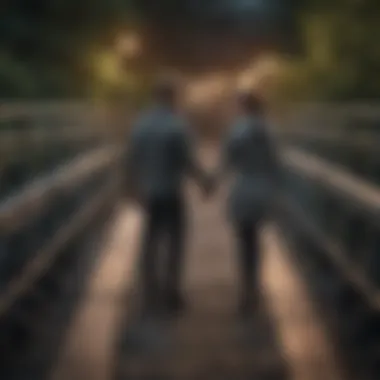 Connection and Relationships A bridge illustrating connection and relationships