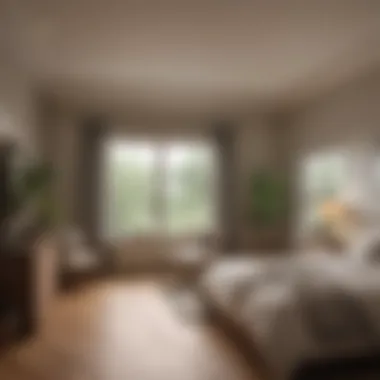 Tranquil Bedroom for Restful Sleep A tranquil bedroom setting conducive to sleep