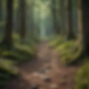 A path diverging in a forest signifying choices in personal development.