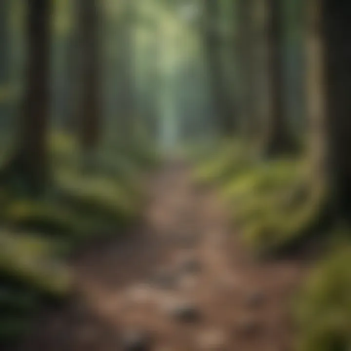 A path diverging in a forest signifying choices in personal development.