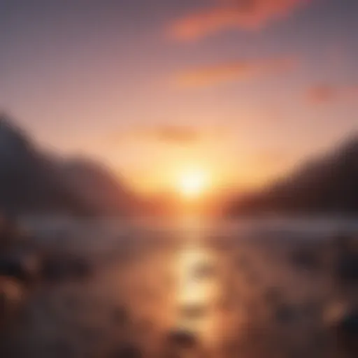 A vibrant sunrise symbolizing new beginnings and opportunities.