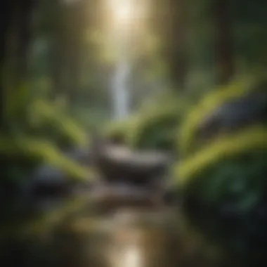 Nature's Harmony A serene landscape symbolizing balance