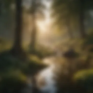 The Beauty of Gratitude in Nature A serene landscape reflecting tranquility and appreciation