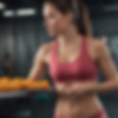 A depiction of healthy lifestyle choices reflecting physical wellbeing.