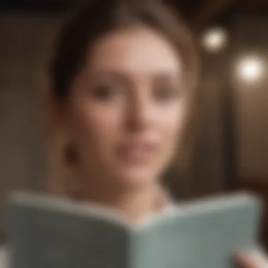 The Power of Reflection on Happiness A thoughtful individual reflecting with a journal