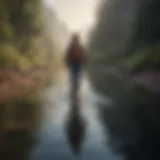 A serene landscape representing self-discovery