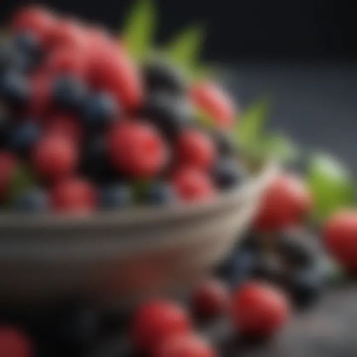 Colorful Bowl of Fresh Berries