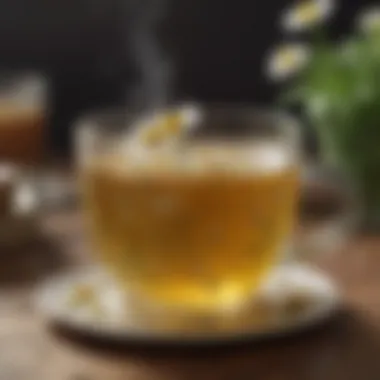 Gentle Steaming Cup of Chamomile Tea