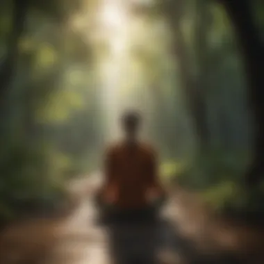 Meditation as a Path to Gratitude A tranquil moment of meditation
