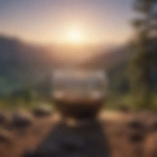 A serene landscape representing inner peace