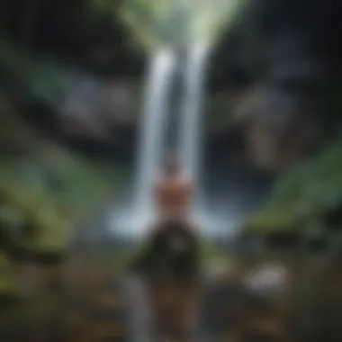 Waterfall Serenity Breathing Exercises by the Waterfall