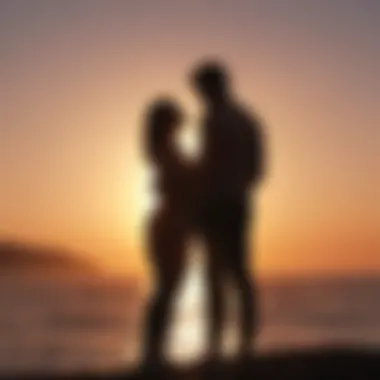 Embracing New Beginnings Meditative silhouette against sunrise