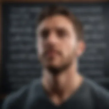 Inspiration Through Powerful Words A motivational quote written on a chalkboard, inspiring thought