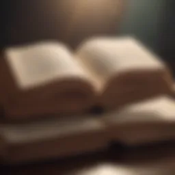 An open book with heartfelt quotes highlighted