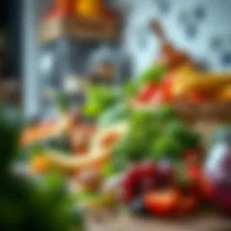 A vibrant spread of whole foods showcasing the importance of balanced nutrition