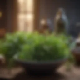 Fresh herbs for detoxification
