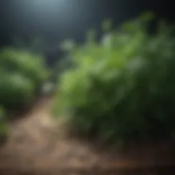 Fresh herbs known for their antiparasitic properties