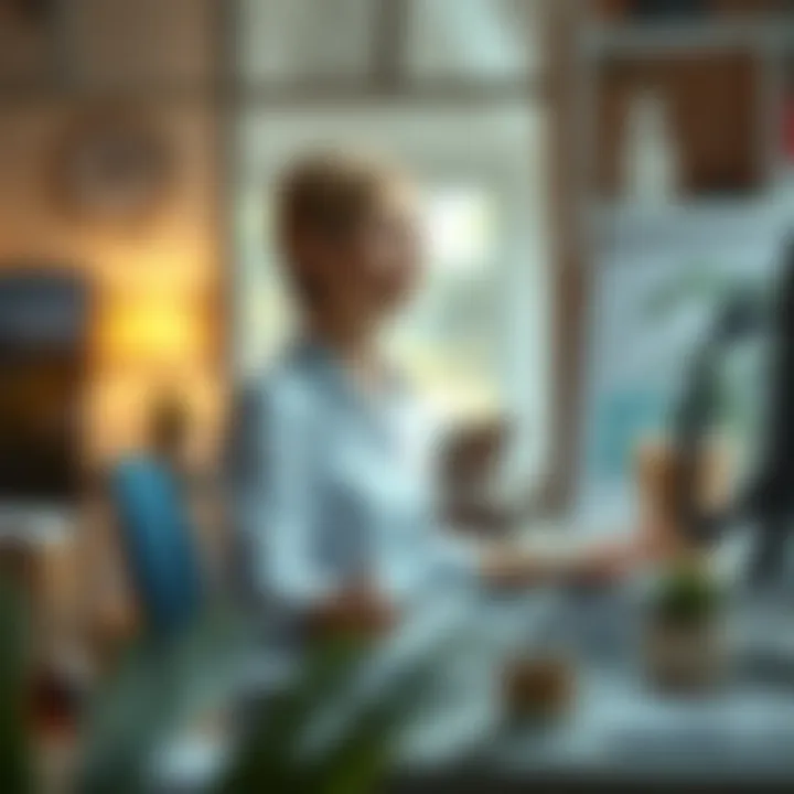 Mindfulness practice in an office setting