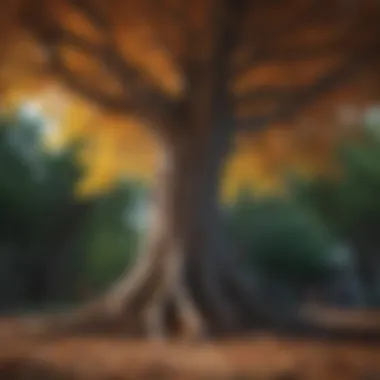 Embracing Growth and Purpose A vibrant tree symbolizing growth and renewal