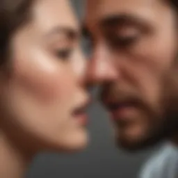 Symbolic representation of emotional burden in relationships