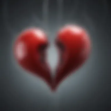 Symbolizing Empathy Through Interconnection Abstract representation of interconnected hearts symbolizing empathy