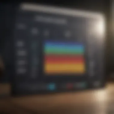 Chart showing strengths and weaknesses analysis