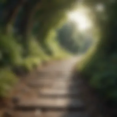 Pathway to Personal Growth A pathway illustrating personal growth