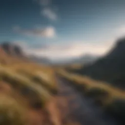 A serene landscape symbolizing mental clarity