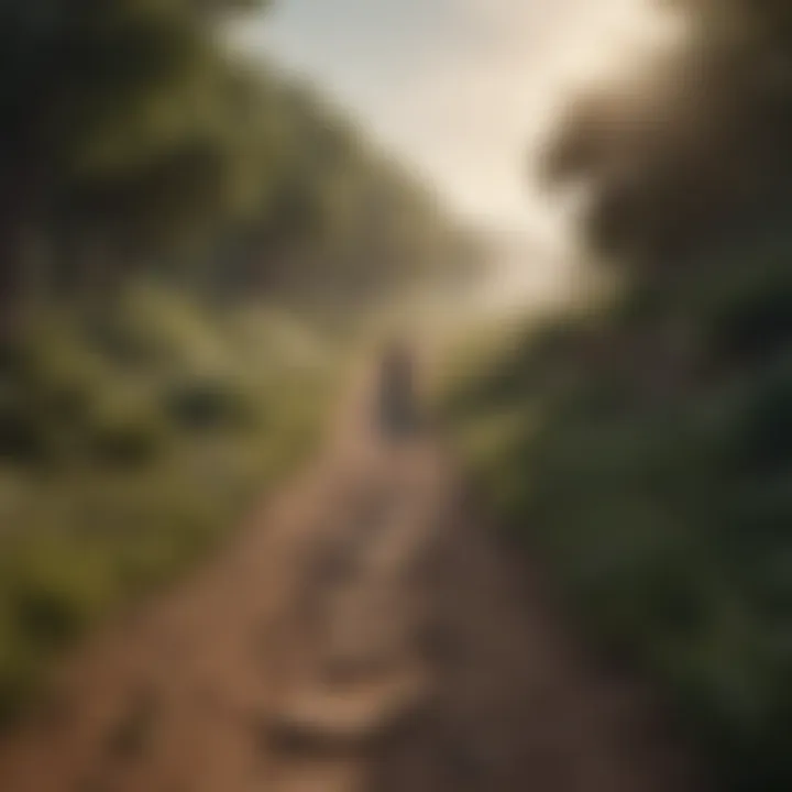 A pathway leading through a serene landscape, representing the journey towards equality.