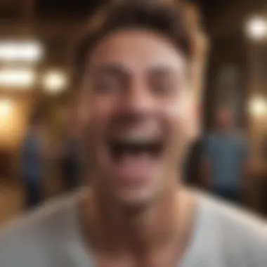 Euphoria Unleashed Joyful Expression of Laughter