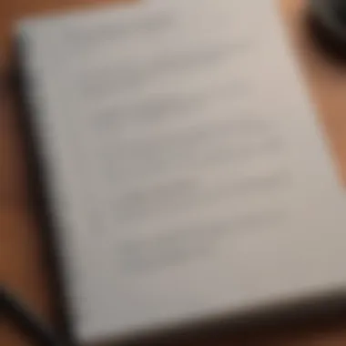 Preparing Thoughtful Questions A close-up of a notebook with questions written down, symbolizing preparedness for deep discussions.