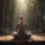 Person practicing mindfulness meditation