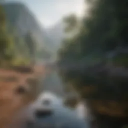 A serene landscape symbolizing tranquility and purpose