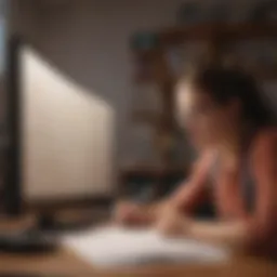 Illustration of students setting academic goals