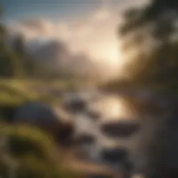 A serene landscape symbolizing inner peace and clarity of thought.