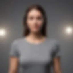 A confident individual standing tall with open body language